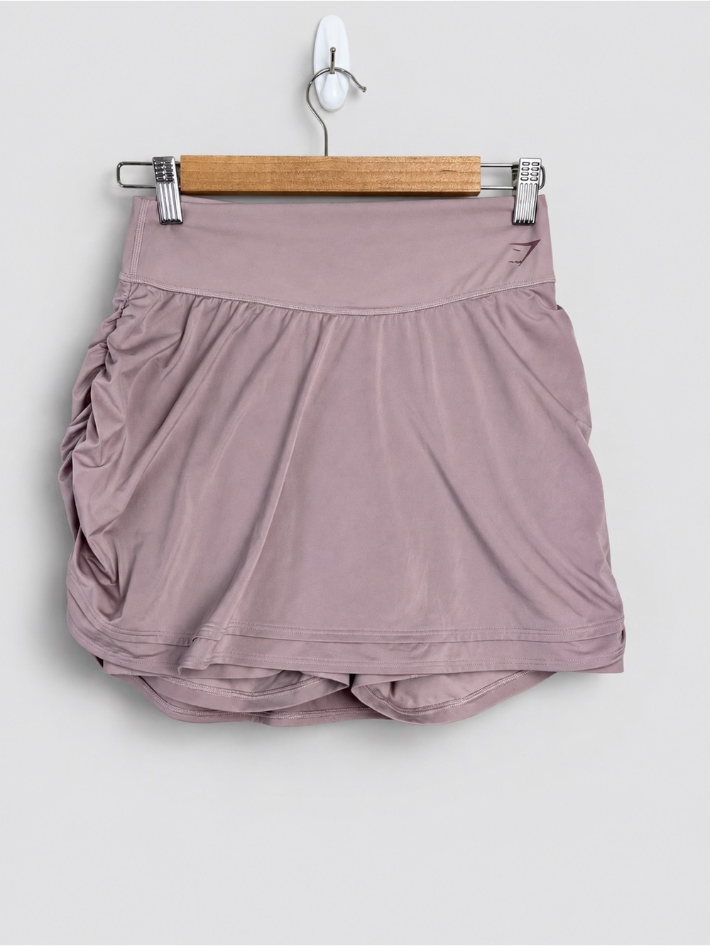 Gymshark Women’s RUCHED SKORT In Muted Pink Size Medium